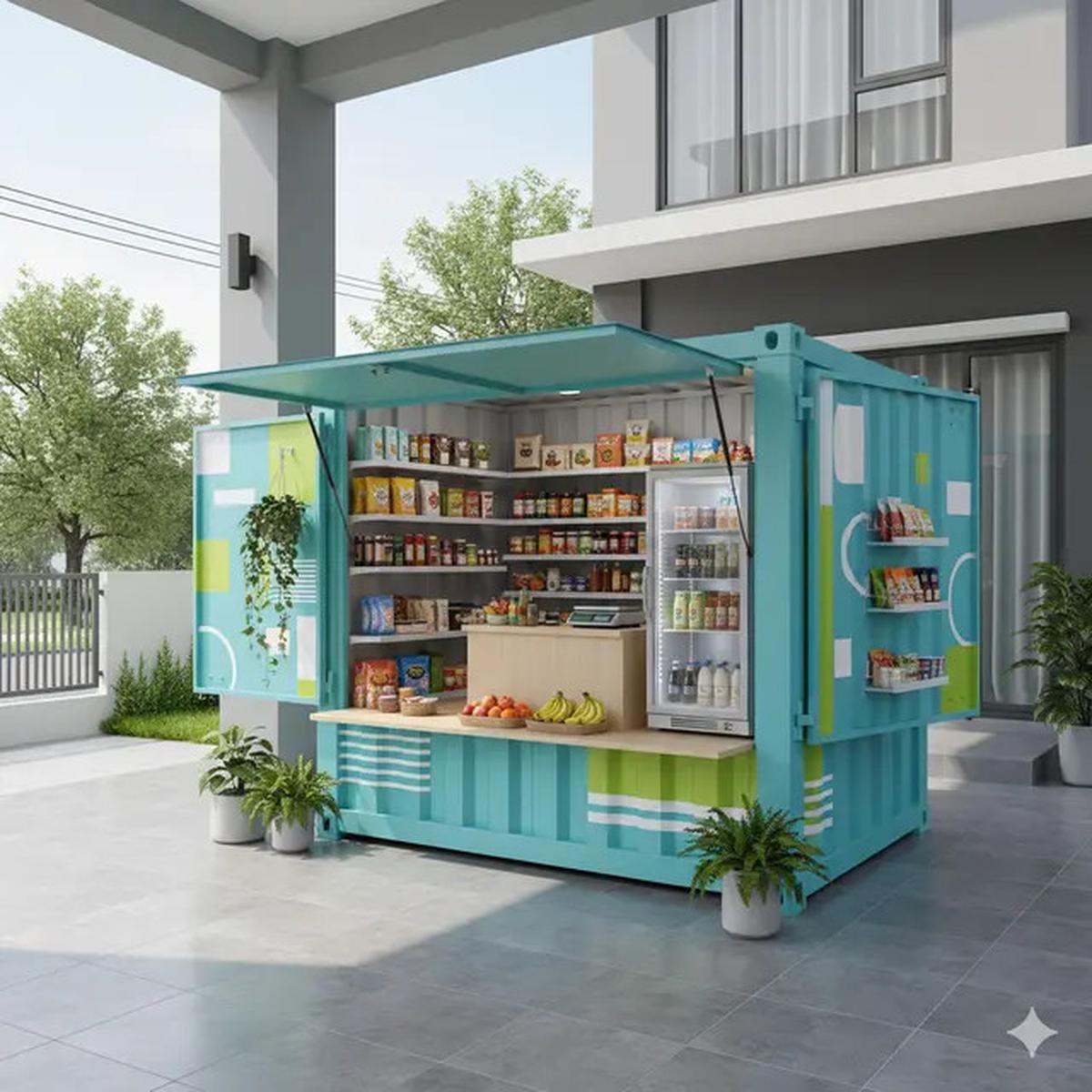 7 Inspirasi Warung Sembako Terbuka di Teras Rumah yang Hemat Tempat