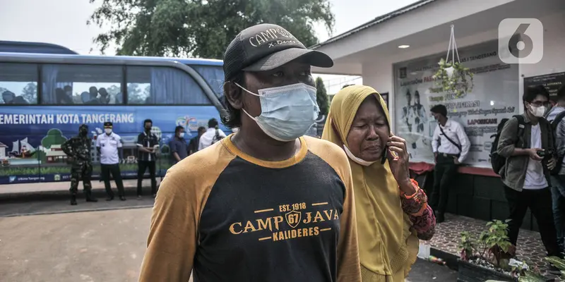 Duka Keluarga Korban Kebakaran Datangi Lapas Tangerang