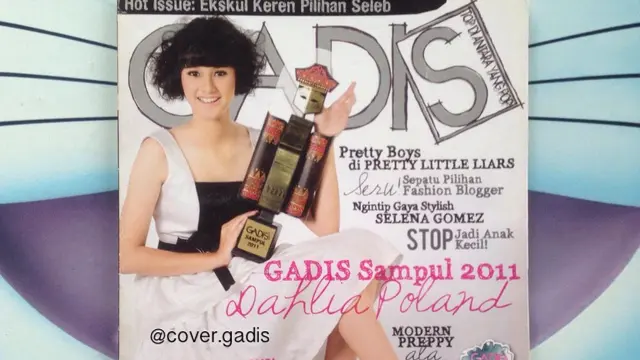 Vakum Demi Keluarga, Ini 6 Potret Lawas Dahlia Poland Jadi Model Majalah Gadis