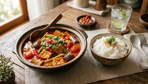 Resep Kuah Pedas Tahu, Terong, dan Tomat: Lezat Disajikan Bersama Nasi Hangat