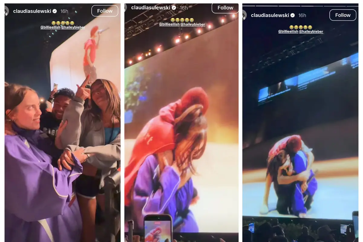 Billie Eilish Diajak Naik ke Panggung Coachella Justin Bieber. (Instagram/ claudiasulewski)
