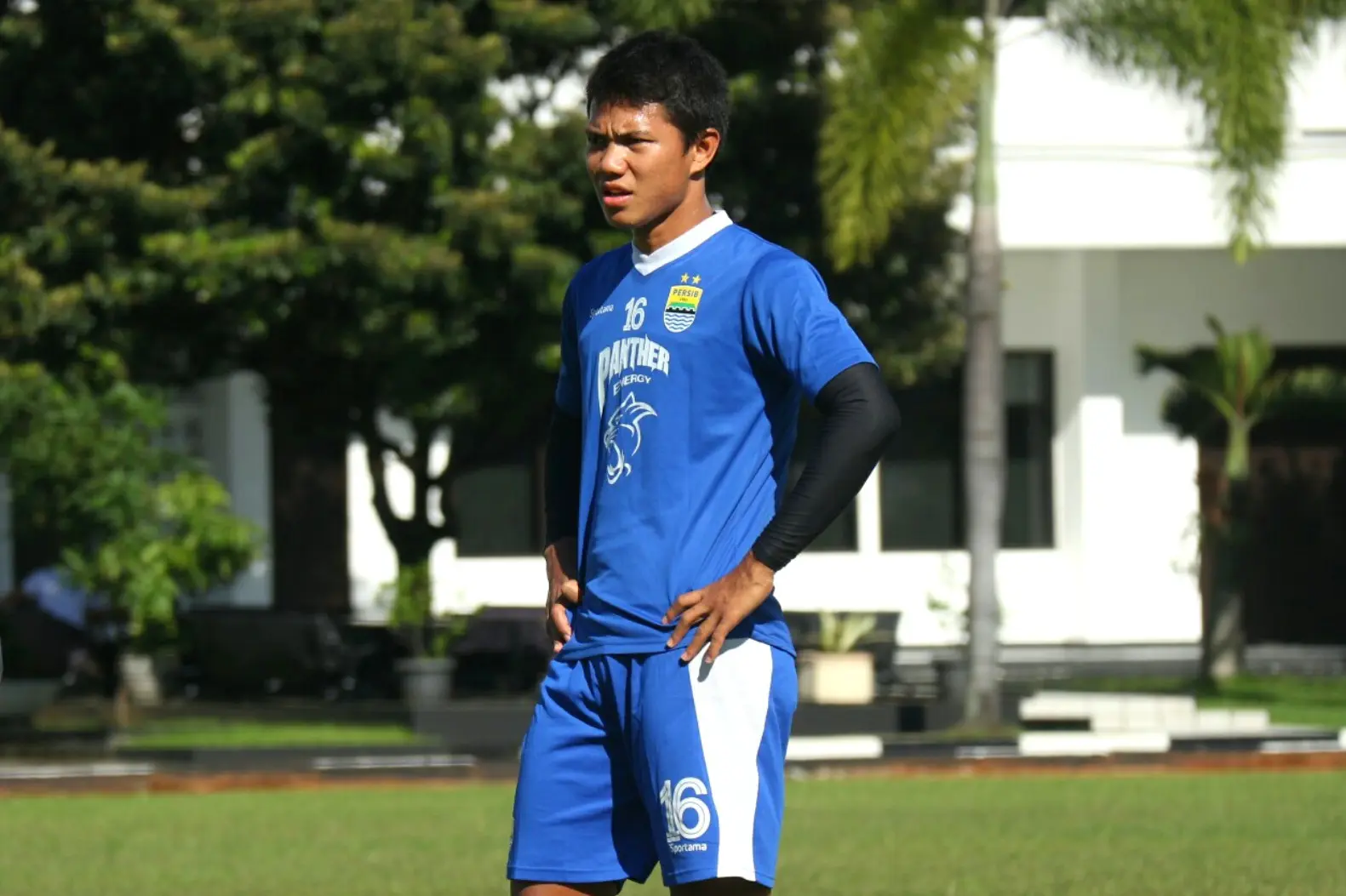 	Bek Persib Bandung, Achmad Jufriyanto. (Liputan6.com/Kukuh Saokani)