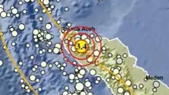Gempa Darat Getarkan Pidie Jaya Aceh Kamis Pagi