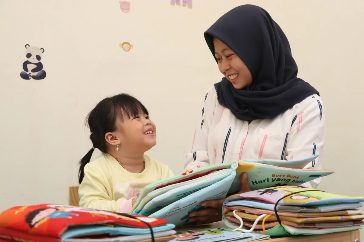 Ilustrasi anak usia dini sedang belajar (Dok. Tanoto Foundation)