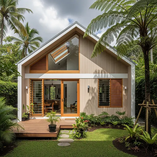 9 Inspirasi Rumah Kecil Hemat Energi dengan Ventilasi Alami, Desain Efisien Hunian Nyaman