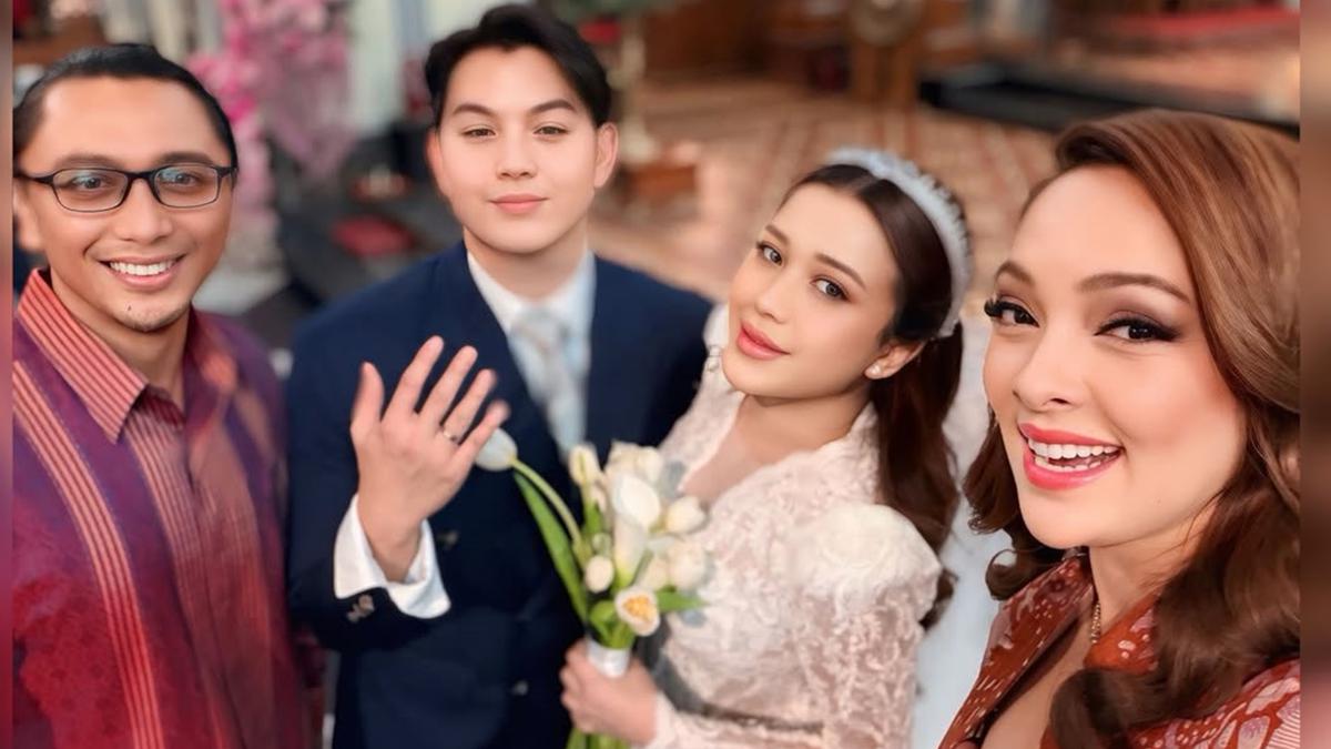 6 Potret Artis Hadiri Pemberkatan Nikah Brisia Jodie dan Alden di Gereja Katedral