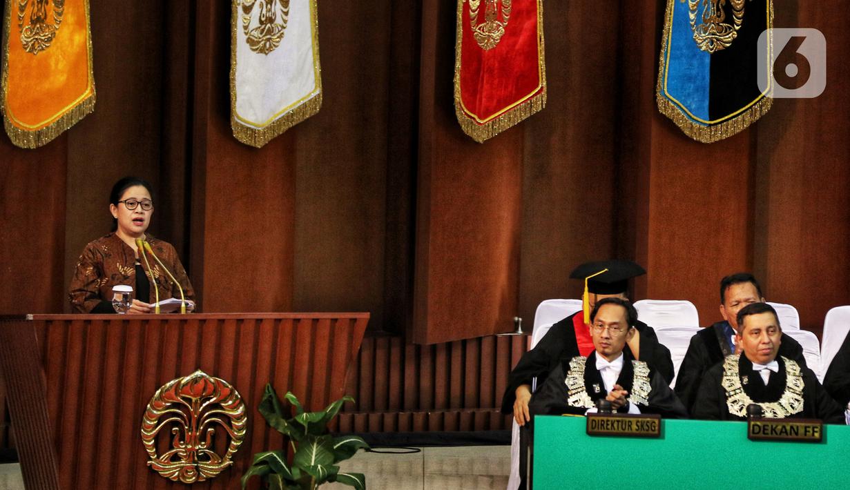 FOTO: Ketua DPR RI Puan Maharani Beri Kuliah Umum di UI ...