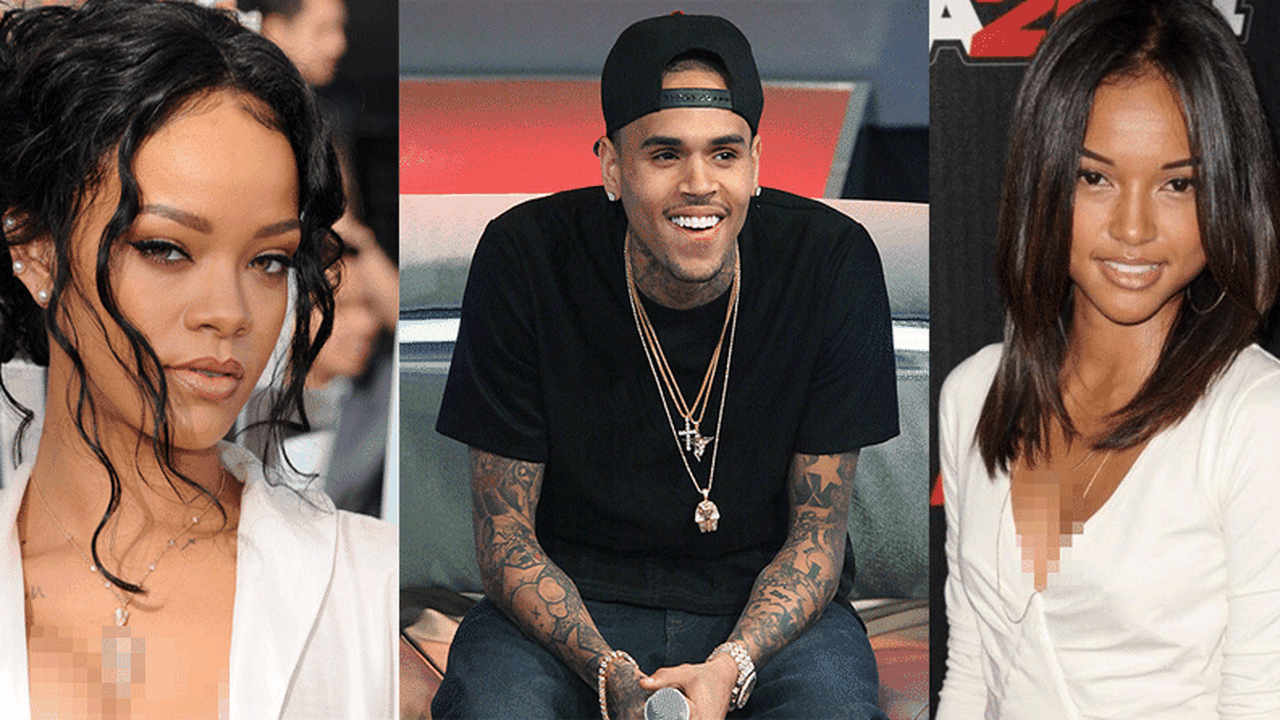 Karrueche Tran-Chris Brown-Rihanna