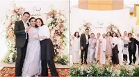 Momen anniversary sekaligus resepsi pernikahan Tamara Geraldine. (Sumber: Instagram/kristinadangdut/yunishara36)