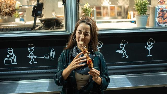 Ilustrasi wisata kuliner, jajanan