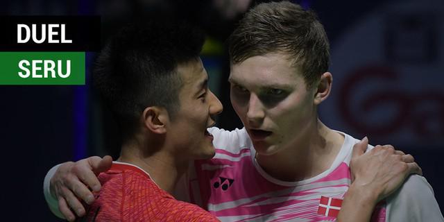 VIDEO: Duel Seru Chen Long Vs Axelsen pada Final China Terbuka 2017