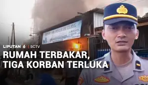 Kompor Menyambar Bensin Eceran Picu Kebakaran, Tiga Orang Terluka