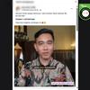 Cek Fakta: Tidak Benar Video Gibran Umumkan Beri Bantuan Dana Rp 40 Juta
