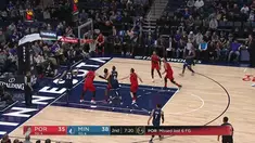 Berita video game recap NBA 2017-2018 antara Minnesota Timberwolves melawan Portland Trail Blazers dengan skor 120-103.
