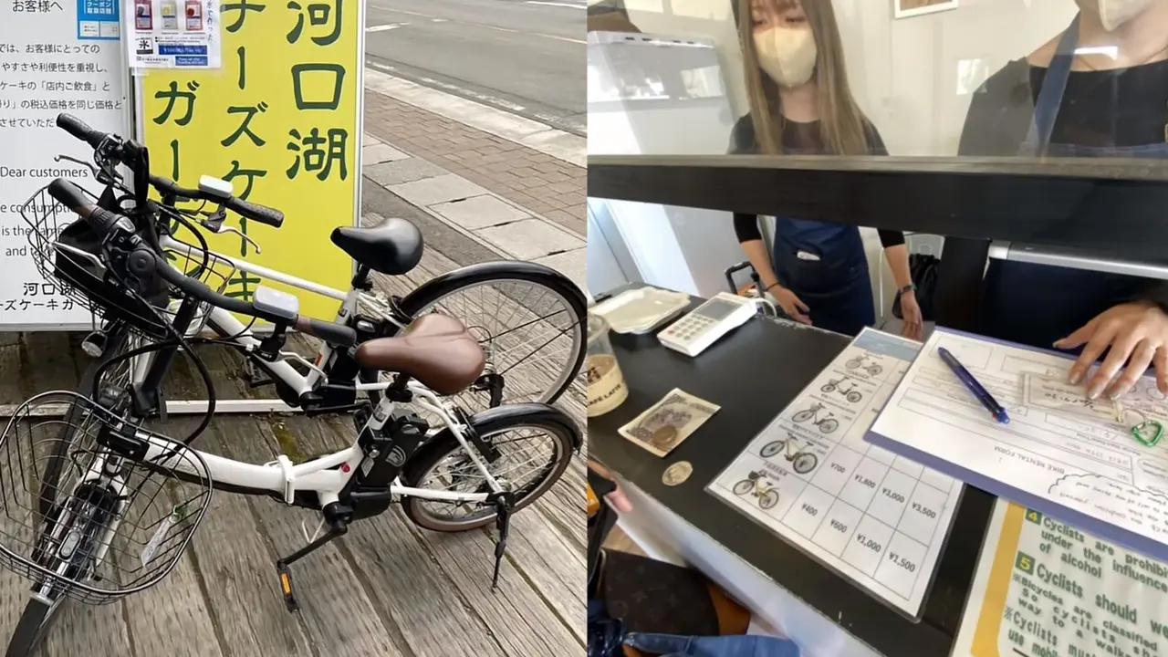 Rental sepeda di Danau Kawaguchiko Jepang, berapa harganya?