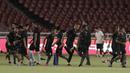 Pemain Bhayangkara FC saat latihan jelang laga perdana Liga 1 di SUGBK, Jakarta, Kamis (22/3/2018). Bhayangkara FC akan berhadapan dengan Persija. (Bola.com/M Iqbal Ichsan)