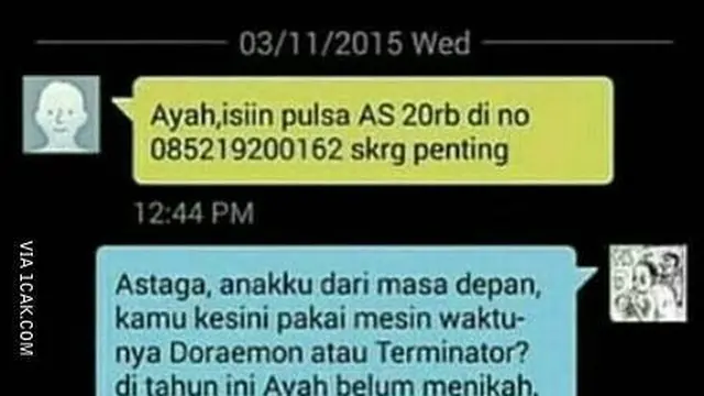 balasan sms penipuan