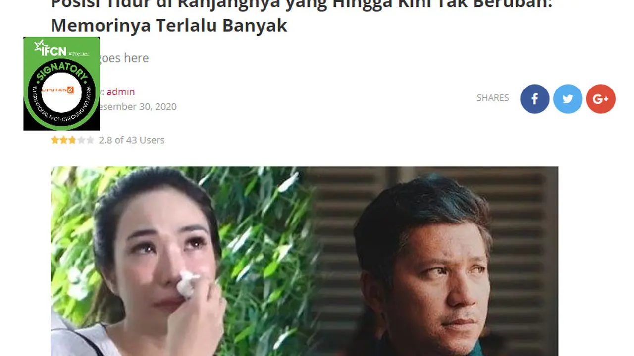Cek Fakta Liputan6.com menelusuri klaim Gading Marten ngaku sering menginap di rumah Gisel