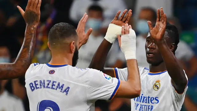 Benzema dan Camavinga jadi bintang kemenangan Real Madrid