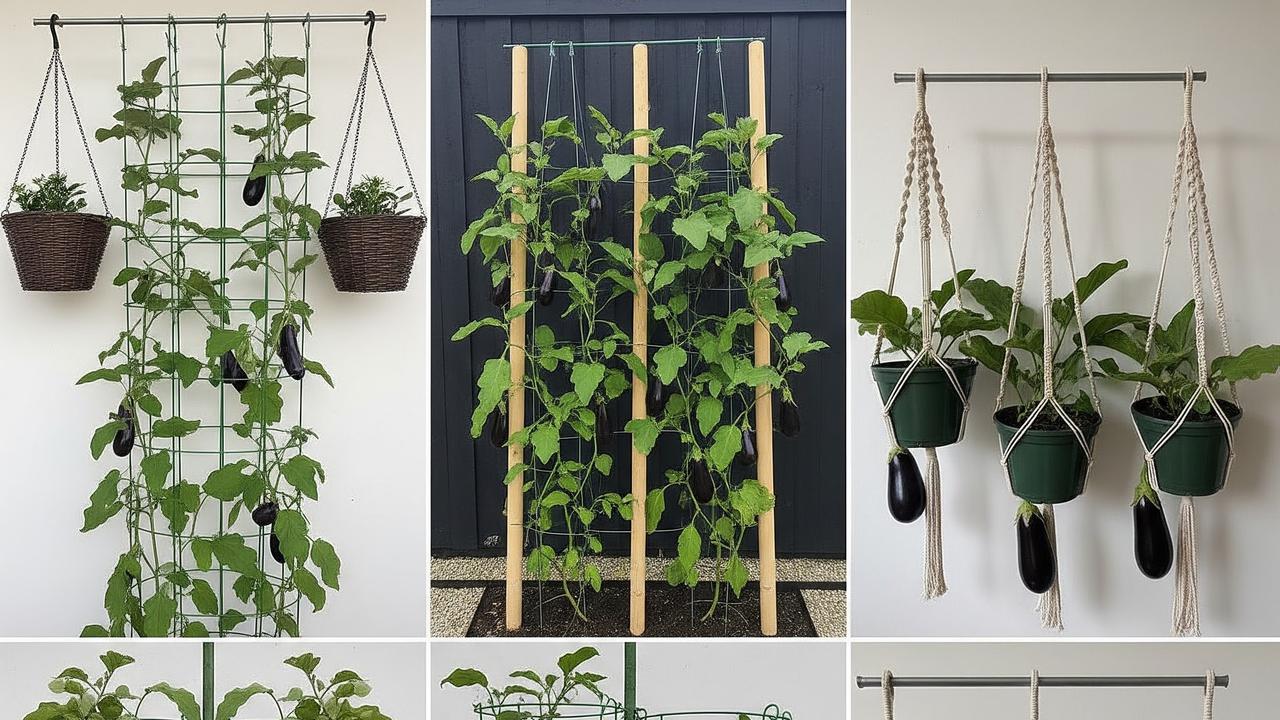 Cara Membuat Kebun Terong Gantung Sederhana (Image by Gemini AI)