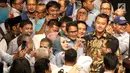 Cawapres no urut 02 saat menghadiri deklarasi Aliansi Pengusaha Nasional di Djakarta Teater, Jakarta (21/3). Sebanyak 1.000 pengusaha dari 34 provinsi berkumpul mendukung Prabowo-Sandi pada Pilpres 2019. (Liputan6.com/Johan Tallo)
