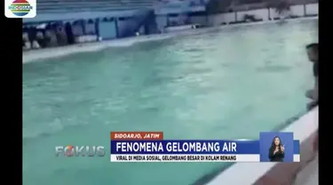 Pihak Danlanud Angkatan Laut Juanda juga membantah informasi yang menyebutkan gelombang air di kolam renang tersebut berasal dari peralatan latihan Tim SAR.