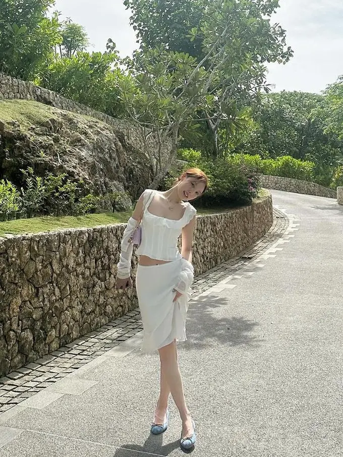 Nayeon Twice di Bali. [Foto: Instagram/nayeonyny]