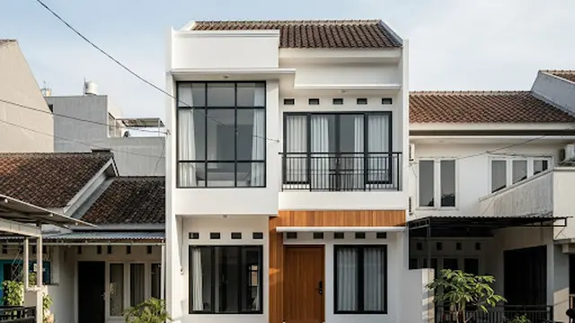 Desain Modern Minimalis dengan Balkon