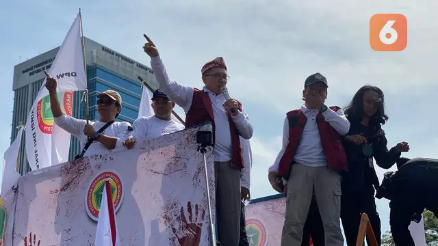 Persatuan Perawat Nasional Indonesia (PPNI) yang Menjadi Pemeran Utama dalam Menyuarakan Aspirasi Organisasi Profesi Membeberkan Alasan Menolah RUU Kesehatan Disahkan Hari Ini (Ade Nasihudin Al Ansori/Liputan6.com)