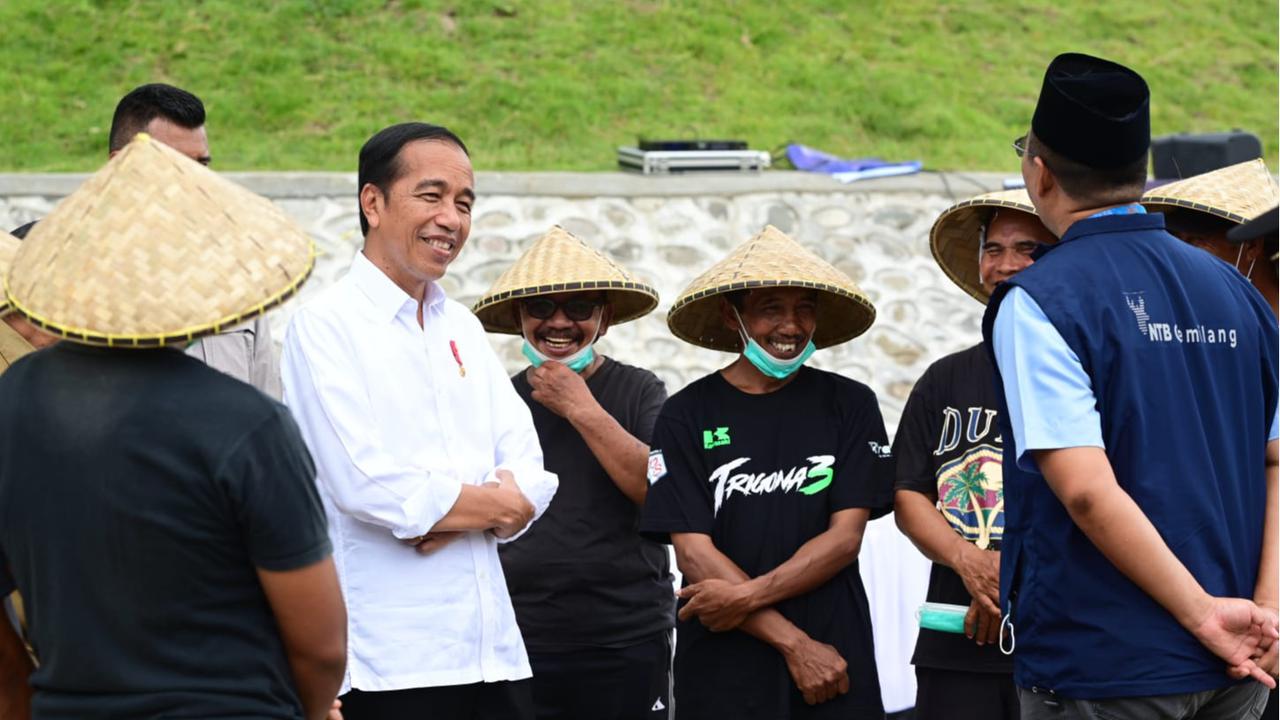 Kunjungan Presiden Jokowi ke NTB