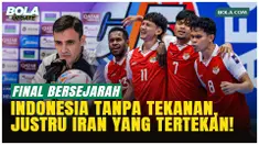 Timnas Futsal Indonesia menantang Iran di final Piala Asia Futsal 2026, Sabtu (7/2/2026) di Indonesia Arena. Pelatih Hector Souto menyebut tekanan juara sepenuhnya berada di kubu Iran, sementara Indonesia tampil tanpa beban.