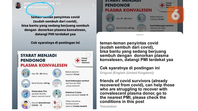 Instagram merilis fitur terjemah teks otomatis di Instagram Stories