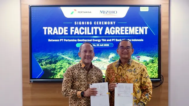 PT Pertamina Geothermal Energy Tbk (PGE) mendapat fasilitas pendanaan non-tunai hingga US$ 75 juta untuk mengakselerasi pengembangan proyek panas bumi nasional. (Dok PGE)