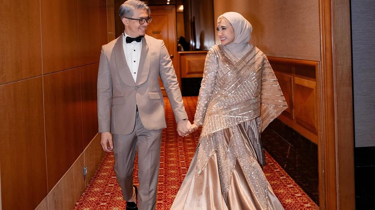 Potret Zaskia Sungkar dan Irwansyah Bawa Ukkasya dan Baby Humaira saat Kondangan