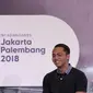 Atlet renang, Siman Sudartawa, saat jumpa pers di SCTV Tower, Jakarta, Kamis, (8/2/2018). Emtek Group akan menayangkan siaran Asian Games 2018. (Bola.com/M Iqbal Ichsan)