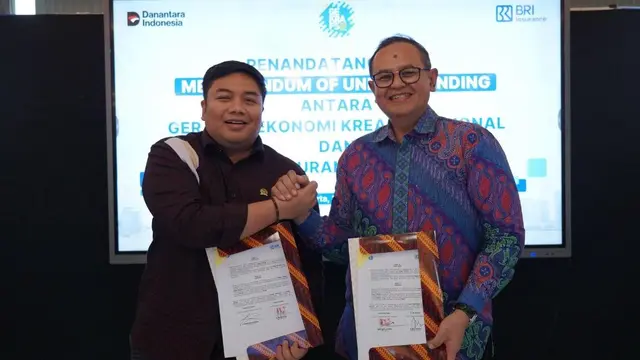 Kolaborasi BRI Insurance dan Gekrafs diharapkan meningkatkan literasi asuransi serta perlindungan bagi pelaku usaha kreatif. (Dok BRINS)