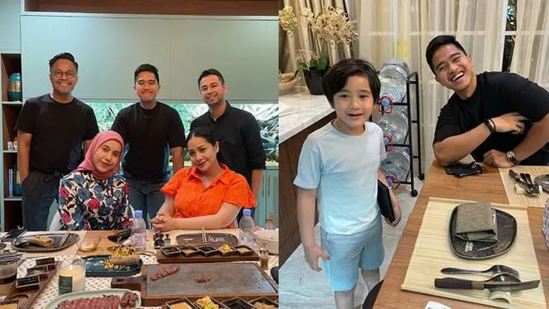 Makan Malam Bareng, Ini 6 Potret Kaesang Ajak Nadya Arifta ke Rumah Raffi Ahmad