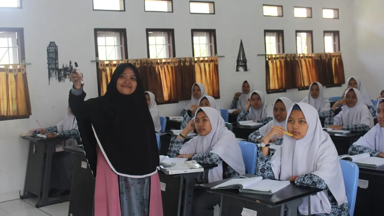 Proses belajar mengajar di Sekolah Menengah Atas (SMA) IT As-syifa Boarding School Subang. (Istimewa)