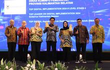 Plt Gubernur Kalsel Mendapatkan Penghargaan Top Leader on Digital Implementation