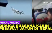 VIDEO: Viral, Video Diduga Suasana Kabin Pesawat Yeti Airlines Jelang Jatuh di Nepal