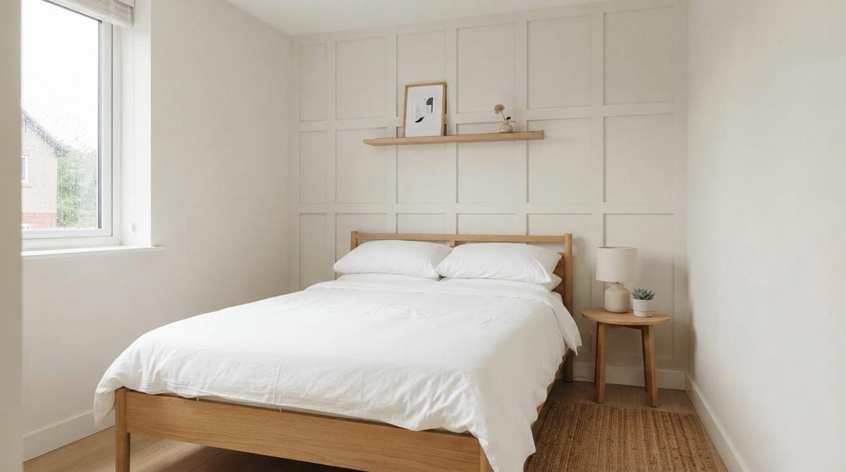 Ide Dinding Aksen untuk Kamar Tidur Berukuran Kecil