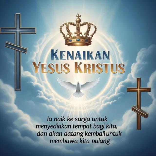 Poster Kenaikan Yesus Kristus