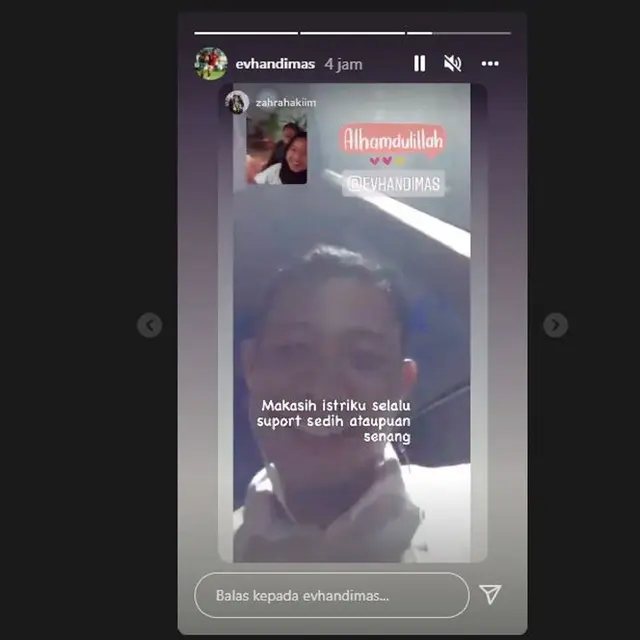 Evan Dimas dan Zahra
