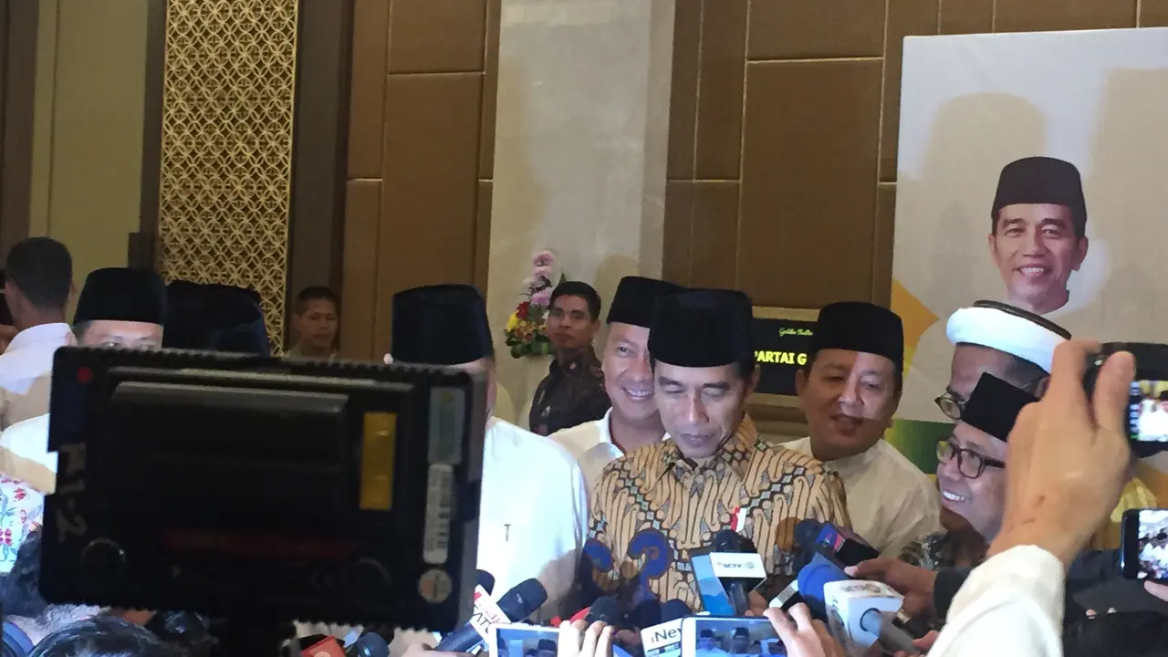 Jokowi Hadiri Bukber Partai Golkar