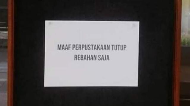 Pengumuman Enggak Penting di Tempat Umum Ini Kocak dan Sukses Bikin Mikir Keras
