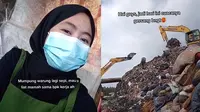 Tak Malu, Wanita Ini Tunjukkan Tempat Kerjanya di Tumpukan Sampah  (TikTok/@anay.nh)