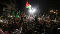 Warga Gaza Turun ke Jalan Rayakan Kesepakatan Gencatan Senjata Israel-Hamas
