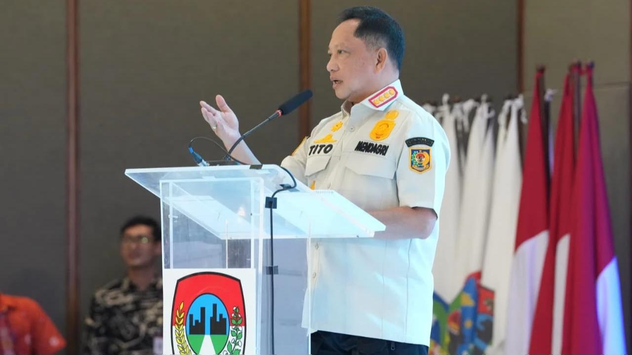 Mendagri Tito Karnavian keynote speaker dalam Rapat Kerja Komisariat Wilayah (Komwil) I Asosiasi Pemerintah Kota Seluruh Indonesia (APEKSI) di Kota Banda Aceh
