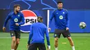 Bertandang ke markas Inter Milan, Barcelona dalam performa yang meyakinkan. (Piero CRUCIATTI/AFP)