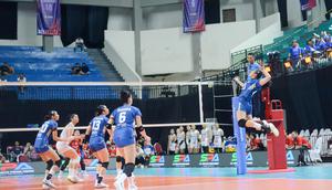 Aksi Bandung bjb Tandamata di Proliga 2026 saat melawan Medan Falcons